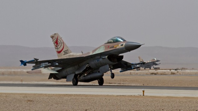 File: Fighter jet at the Uvda Air Force Base near Eilat. (photo credit: Ofer Zidon/Flash90)
